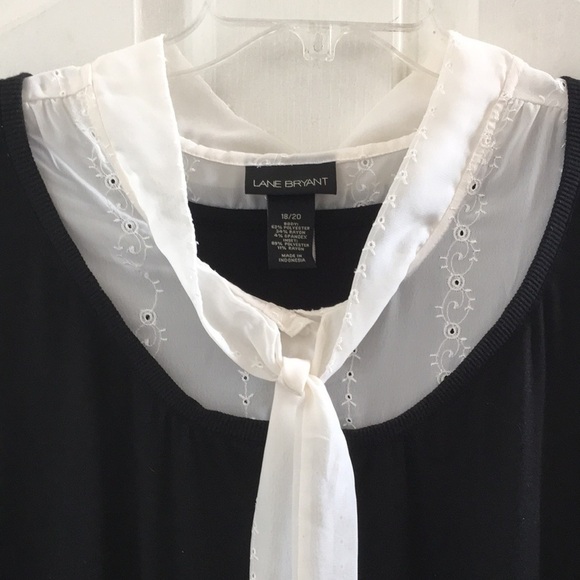 FINAL MARKDOWN LADIES’ Lane Bryant 1-pc Top w/2-pc Look (18/20) - Picture 2 of 9